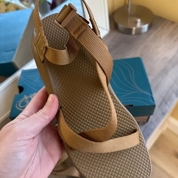 Chaco Women's Z1 Classic Bone Brown Sandals - Picture 2 of 5